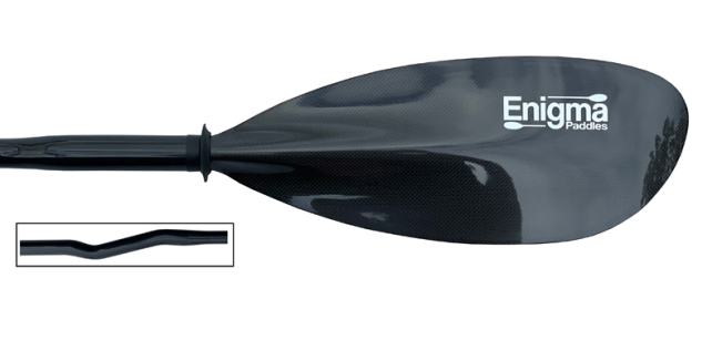 Enigma Code Foam Core Carbon Bent Shaft Lightweight Adjustable Toruing Kayak Paddle