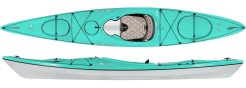 Delta Kayaks 12.10 Coastal Teal Limited Edition Lightweight Touring Kayak For Sale At Norfolk Canoes 