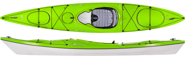 Delta Kayaks 12 S Lightweight, Short Touring Kayak Lime Green On Sale At Norfolk Canoes 