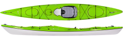 Delta Kayaks 14 - Lime Green Light, Touring Kayak For Sale At Norfolk Canoes UK