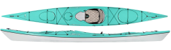 Delta Kayaks 15 S Coastal Teal - Light Weight Long Touring and Sea Paddling Kayak For Sale At Norfolk Canoes  