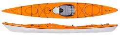 Delta Kayaks 15 S - Sunset Orange Light, Touring Kayaks On Sale At Norfolk Canoes UK 