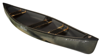 Old Town Discovery 133 Fishing Open Canoe With Top Stability And Carry Capacity - Camo Colour