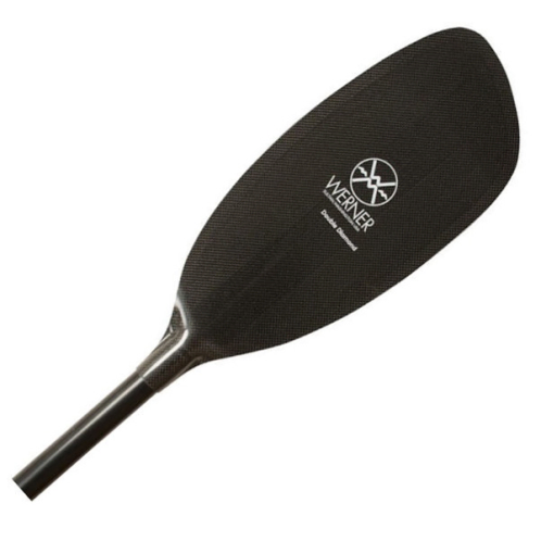 Werner Double Diamond Powerful Carbon White Water River Running Paddle