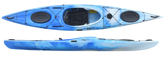 Riot Edge 13 A Quick & Comforatable Short Touring Kayak Ideal For A Range Of Waters
