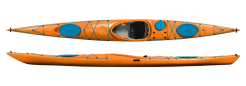 Design Kayaks Endless Lightweight Training Sea Kayak Green Lime With Blue Hatches For Sale At Norfolk Canoes UK