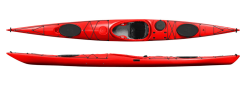 Design Kayaks Endless Fast, Lightweight, Exped Sea Kayak Green Lime With Blue Hatches For Sale At Norfolk Canoes UK