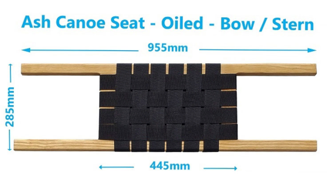 Enigma Canoes Universal Cut To Size Spare Open Canoe Seat Uncut Length Dimensions
