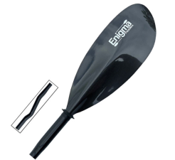 Enigma Code Carbon Cranked Touring Paddle With Stiff Foam Filled Blades & Adjustable 2 Piece Shaft