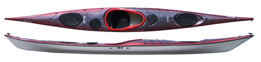 Valley Etain Composite Fast Expedition Kayak With Great Straight Line Tracking Ability