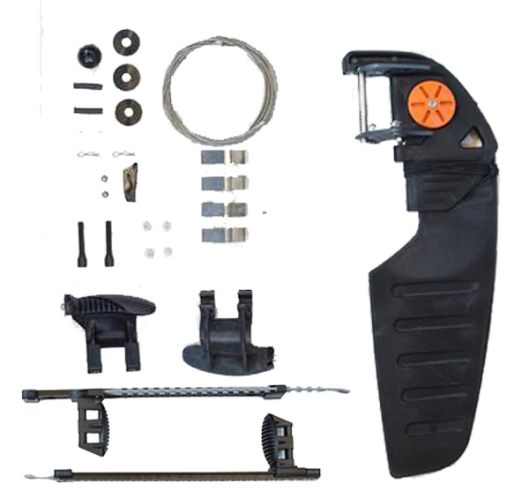 Feelfree Beavertail Rudder Kit For V2 Feelfree Fishing Kayaks & 3Waters Big Fish 105 & 120 Fishing Kayaks