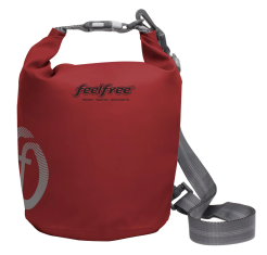 Feelfree 5 Litre Dry Tube - Roll Top Closure Dry Bag Red