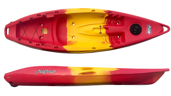 Feelfree Move Kids Sit On Top Kayak With Wheel In The Keel For Transport