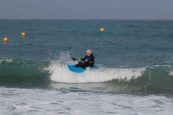 Feelfree Roamer 1 Lightweight Single Person Sit On Top Kayak Surfing Off The Norfolk Coast