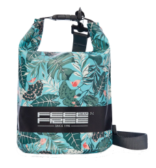 Roll Top 5 Litre Dry Bag With Tropical Colourways & Removable Shoulder Strap