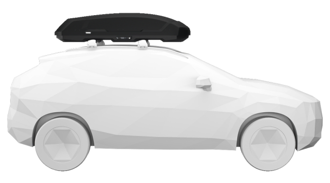 Thule Force 3 Side View Car Roof Top Cargo Boxes For Sale At Norfolk Canoes UK