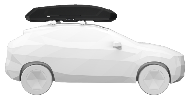 Thule Force 3 XXL Sport Narrow Roofboxes Perfect For Mounting A Bike Carrier Next To For Sale Norfolk Canoes UK