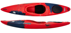 Pyranha Fusion II Crossover Whitewater or Toruing Kayak Rosella Red Colour For Sale At Norfolk Canoes UK