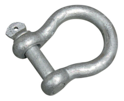 Galvanised 6mm Anchor Bow Shackle, A Component Of The Fishing Kayak Anchor Set Up