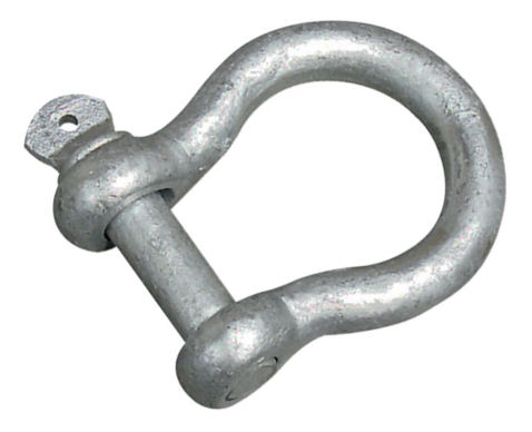 Galvanised 6mm Anchor Bow Shackle, A Component Of The Fishing Kayak Anchor Set Up
