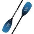 VE Glass Creeker Whitewater Paddle With Carbon Bent Shaft Storm Blue From Norfolk Canoes UK