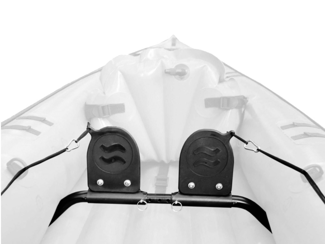 Foot Pedals And Mounting Bar For Gumotex Rush, Seawave & Seashine Inflatable Kayaks