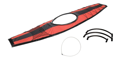 Gumotex Rush 2 Complete Cockpit Kit For 1 Person, Solo Drop-Stitched Inflatable Touring Kayak Kit