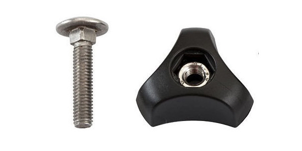 Gumotex Seat Bolt And Wing Nut For Attaching Bench Seats Into Gumotex Canoes, Fishing Kayaks, and Dinghys 