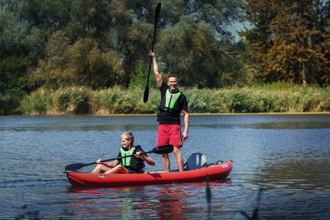Gumotex Thaya Performance Tandem Inflatable Kayak Showing Just How Stable It Is