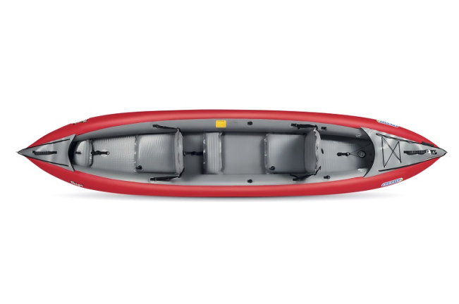 Top View Of The Gumotex Thaya Inflatable Kayak With Drop-Stitch Rigid Floor