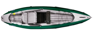 Top View Of Gumotex Halibut Fishing Inflatable Kayak