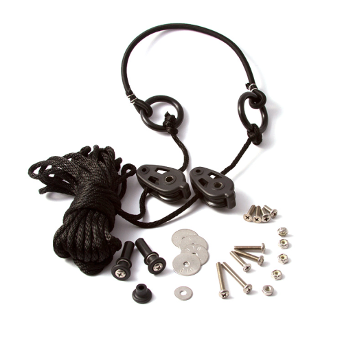 Hobie Kayaks Anchor Trolley Kit With Through Bolts, Fits Rudder Ready Models