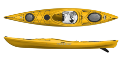 Wave Sport Hydra 125 LV Light Day Touring Sit Inside Kayak In Cyber Yellow For Sale Norfolk Canoes UK