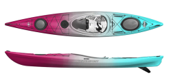 Wave Sport Hydra 125 LV Small, Light Sit Inside Touring Kayak In Twilight Pink For Sale At Norfolk Canoes UK