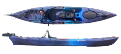 Vibe Kayaks Hydra 130 Angler, Efficient Angler Fishing Sit On Top Kayak For Fresh Or Salt Water Galaxy For Sale Norfolk Canoes UK