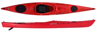 Venture Kayaks Islay 14 Scarlet Red For Sale At Norfolk Canoes UK A Mid-Length 14ft Touring Kayak