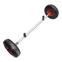 Rear Portage Trolley Wheels For Jonny Boats Bass 100 Trolley
