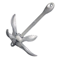 Galvanised Folding Grapnel Anchor For Use With Fishing Kayaks, Canoes & Inflatables