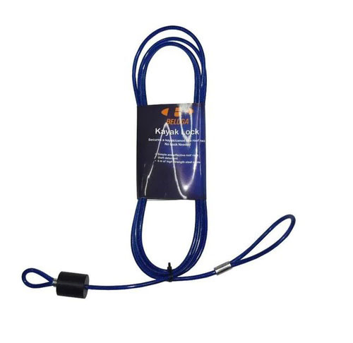 Beluga Security Cable, Padlock Free Locking FOr Canoes, Kayaks, Or SUPs