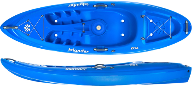 Islander Koa Lightweight Sit On Top Kayak Perfect For Small Adults and Children