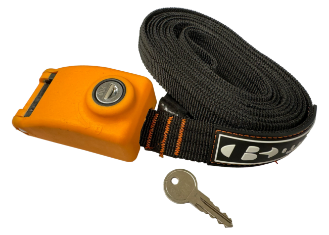 Beluga Lockable Roof Rack Straps - Sold Singly In 3m Lengths With An Internal Steel cable