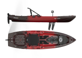Vibe Kayak Makana 100 - X-Drive Pedal Fin Drive Fishing Sit On Top Kayaks. For Sale At Norfolk Canoes UK Tsunami Red