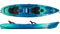 Ocean Kayak Malibu Two 2 Person Sit On Top A Stable River Paddling Kayak Seaglass From Norfolk Canoes UK
