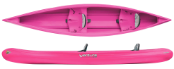 Venture Canoes Marlow A Pack Boat Style MZ3 Short Tandem Open Canoe Kayak In Fuchsia Pink For Sale Norfolk Canoes UK