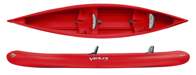 Venture Canoes Marlow Stackable Canoe With Kayak Seats An Ideal Touring Tandem Family or Rental Boat For Sale At Norfolk Canoes UK