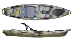 Feelfree Moken !0 Lite, Lightweight And Stable Solo Sit On Top Fishing Kayak In Desert Camo