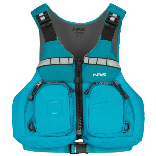 NRS C-Vest PFD Aqua With High BackIdeal For Touring & Sit On Top Kayaks With High Backrests