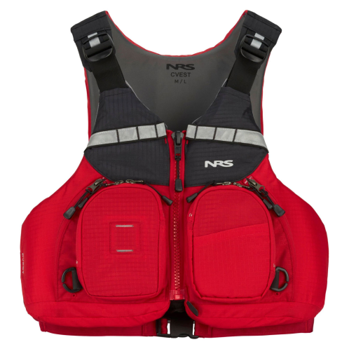 NRS CVest Red Highback Buoyancy Aid Perfect For Tall Seats & Backrests In Canoes & Kayaks