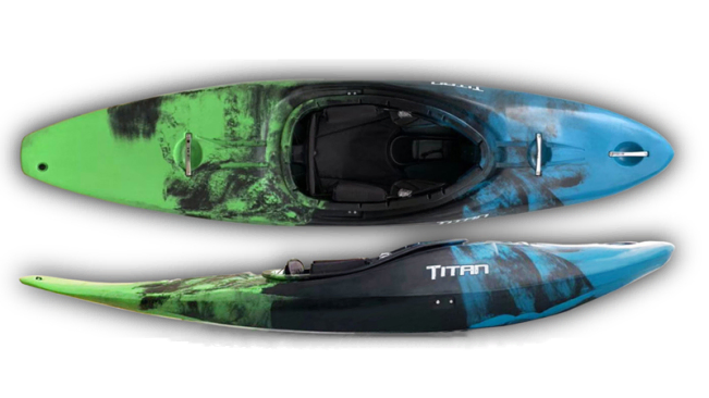 Titan Kayaks Nymph River Running Playful Whitewater Kayak You Can Surf