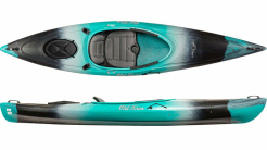 Old Town Heron Lightweight Touring Kayak With Large Cockpit Photic Green & Black 